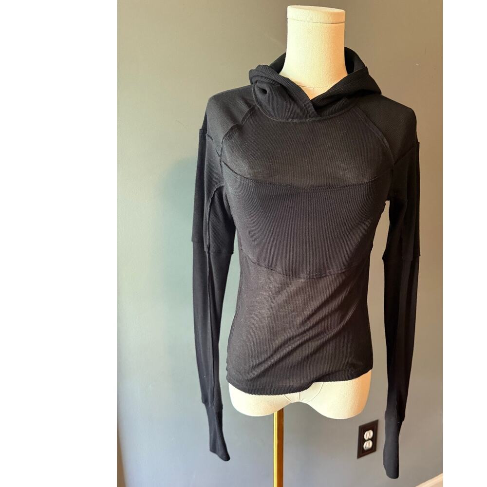 Free People Insect Shield Black Light weight hoodie XS